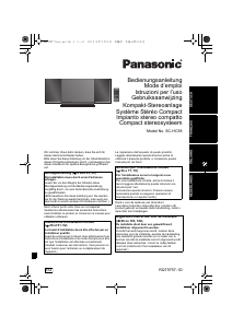 Manuale Panasonic SC-HC58EG Stereo set