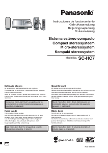 Manual de uso Panasonic SC-HC7 Set de estéreo