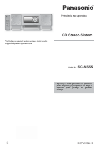 Priručnik Panasonic SC-NS55 Stereo komplet