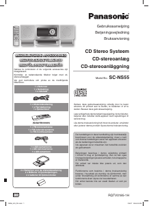 Bruksanvisning Panasonic SC-NS55 Stereoanläggning