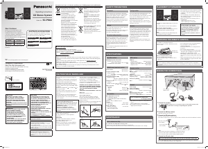 Manual Panasonic SC-PM02 Stereo-set