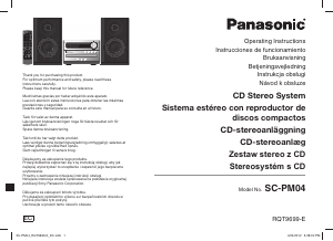 Brugsanvisning Panasonic SC-PM04 Stereo sæt