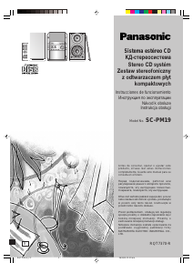 Manual de uso Panasonic SC-PM19 Set de estéreo