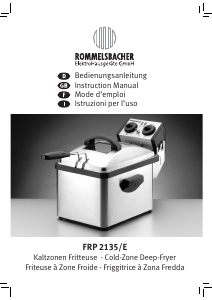 Handleiding Rommelsbacher FRP 2135-E Friteuse