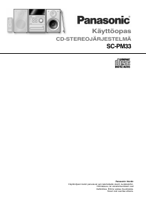 Käyttöohje Panasonic SC-PM33 Stereosetti