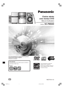 Mode d’emploi Panasonic SC-PM39D Stéréo