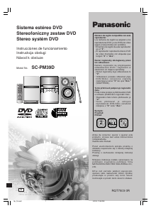 Manuál Panasonic SC-PM39D Stereo souprava