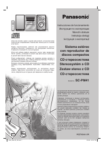 Manual de uso Panasonic SC-PM41 Set de estéreo