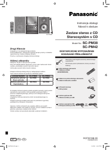 Manuál Panasonic SC-PM42 Stereo souprava