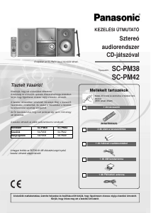 Használati útmutató Panasonic SC-PM42 Sztereóberendezés