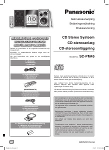 Brugsanvisning Panasonic SC-PM45 Stereo sæt