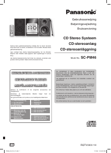 Bruksanvisning Panasonic SC-PM46 Stereoanläggning