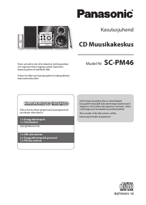 Kasutusjuhend Panasonic SC-PM46 Stereokomplekt