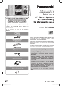 Bruksanvisning Panasonic SC-PM53 Stereoanläggning