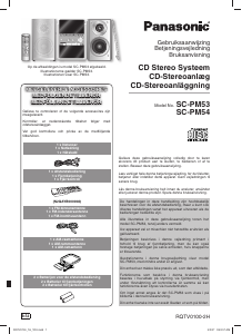 Brugsanvisning Panasonic SC-PM54 Stereo sæt