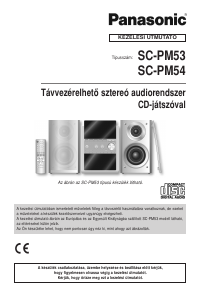 Használati útmutató Panasonic SC-PM54 Sztereóberendezés