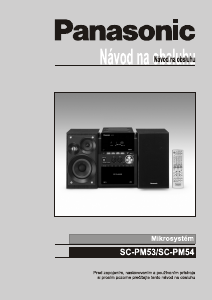 Návod Panasonic SC-PM54 Stereo súprava