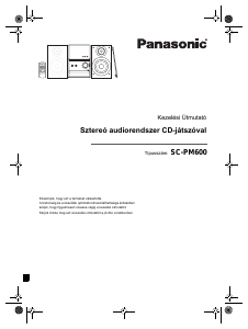 Használati útmutató Panasonic SC-PM600 Sztereóberendezés