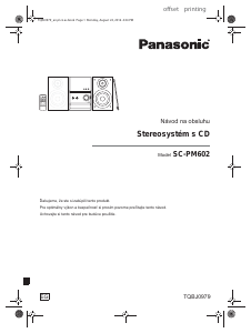 Návod Panasonic SC-PM602 Stereo súprava