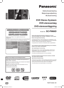 Brugsanvisning Panasonic SC-PM86D Stereo sæt