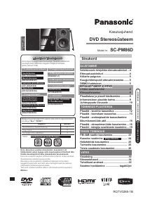 Kasutusjuhend Panasonic SC-PM86D Stereokomplekt