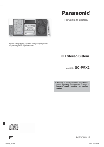 Priručnik Panasonic SC-PMX2 Stereo komplet