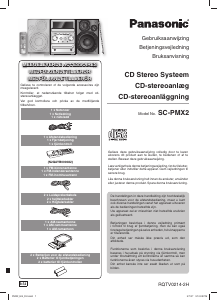 Handleiding Panasonic SC-PMX2 Stereoset