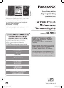 Handleiding Panasonic SC-PMX3 Stereoset
