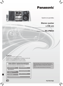 Priručnik Panasonic SC-PMX4 Stereo komplet