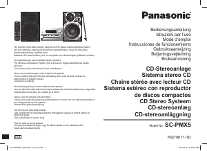 Bedienungsanleitung Panasonic SC-PMX5EG Stereoanlage