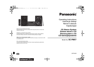 Manuál Panasonic SC-PMX7 Stereo souprava