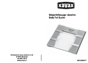 Manual Xavax Amelie Scale