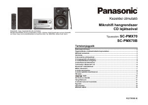 Használati útmutató Panasonic SC-PMX70BEG Sztereóberendezés