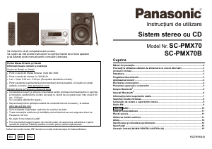 Manual Panasonic SC-PMX70BEG Stereo set