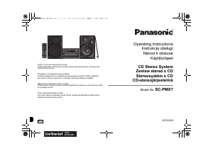 Instrukcja Panasonic SC-PMX7EG Zestaw stereo