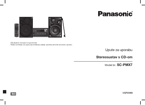 Priručnik Panasonic SC-PMX7EG Stereo komplet