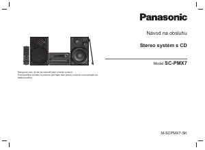 Návod Panasonic SC-PMX7EG Stereo súprava