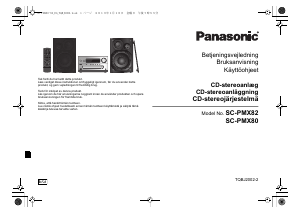 Bruksanvisning Panasonic SC-PMX80EG Stereoanläggning