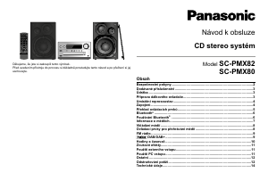 Manuál Panasonic SC-PMX82 Stereo souprava