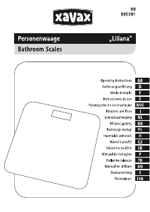 Manual Xavax Liliana Scale