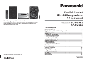 Használati útmutató Panasonic SC-PMX82 Sztereóberendezés