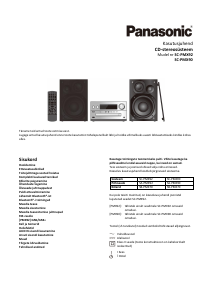 Kasutusjuhend Panasonic SC-PMX90 Stereokomplekt
