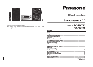 Manuál Panasonic SC-PMX92 Stereo souprava