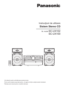 Manual Panasonic SC-UX100 Stereo set