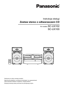 Instrukcja Panasonic SC-UX102 Zestaw stereo