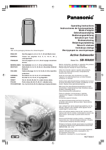 Brugsanvisning Panasonic SB-WA800 Subwoofer