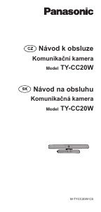 Manuál Panasonic TY-CC20W Webová kamera