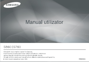 Manual Samsung S760 Cameră digitală