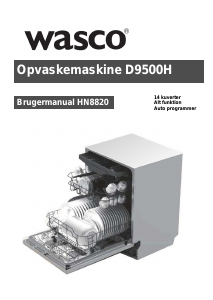 Brugsanvisning Wasco D9500H (HN8820) Opvaskemaskine