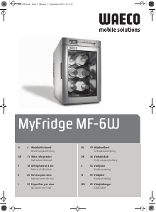 Handleiding Waeco MyFridge MF-6W Wijnklimaatkast